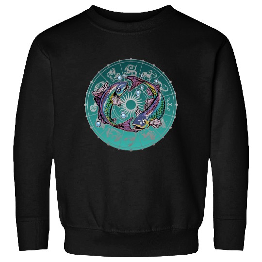 Pisces Zodiac star sign horoscope Astrology Sweatshirts