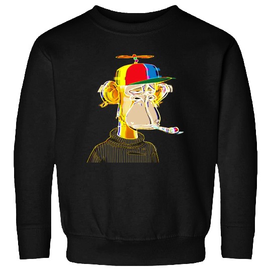 NFT A sad monkey celebrating his birthday and blow Sweatshirts