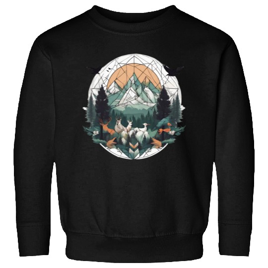 Geoforest Tapestry Sweatshirts