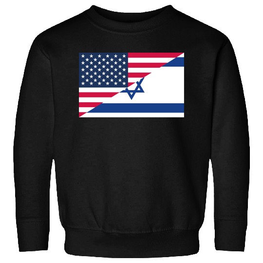 Israel USA flag flags Sweatshirts