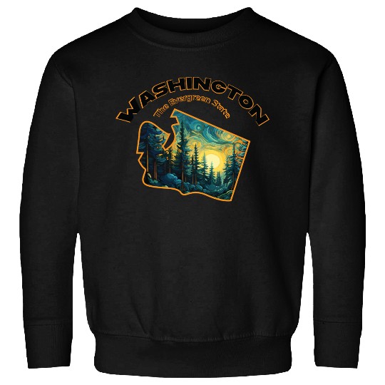 Washington Wildlife - evergreen Sweatshirts