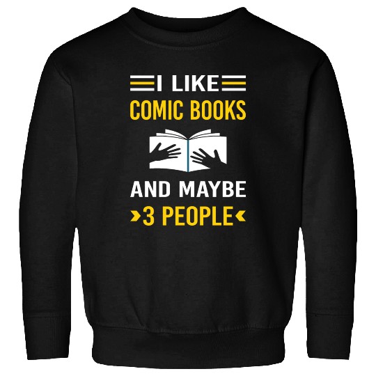 3 People Comic Books Comics Sweatshirts