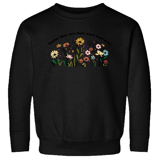 Cute Floral, Teacher Sweatshirts