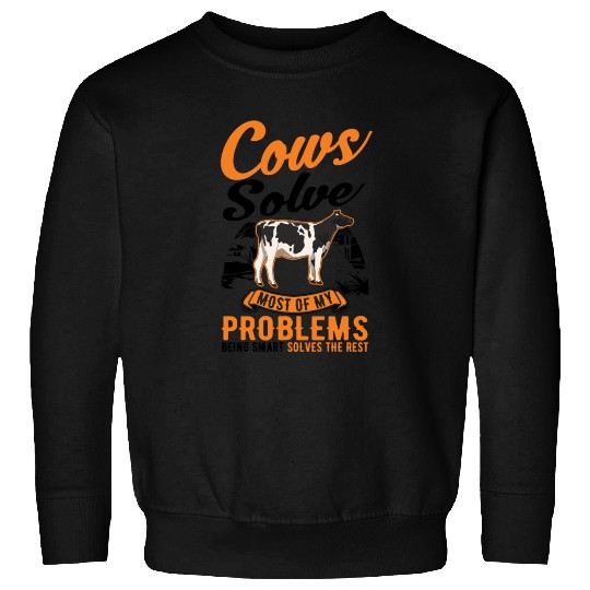Cow Gift Farmer Cattle Breeder Cows Sweatshirts