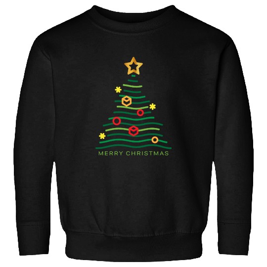 Merry Christmas Tree Sweatshirts