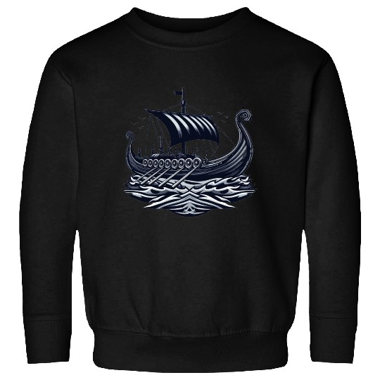 Viking Raiders: Norse Seafaring Art Sweatshirts