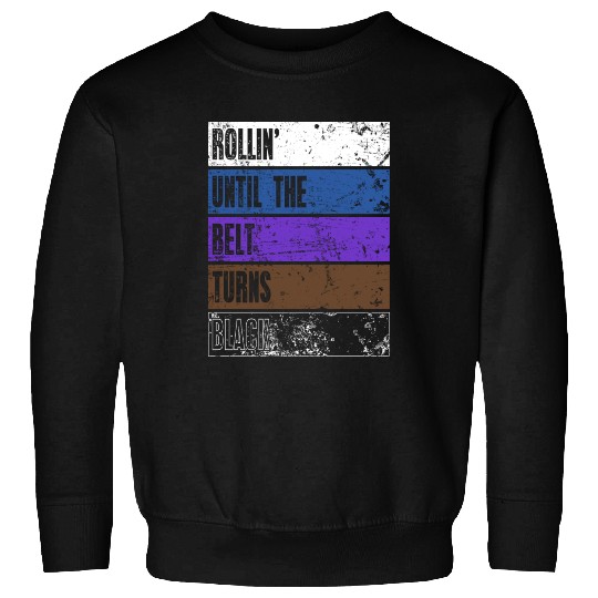 Brazilian Jiu Jitsu belt color BJJ gift MMA Sweatshirts