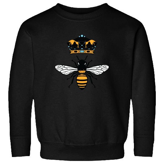 Queen Bee Crown Women Hive Beekeeping Bee Women Sweatshirts