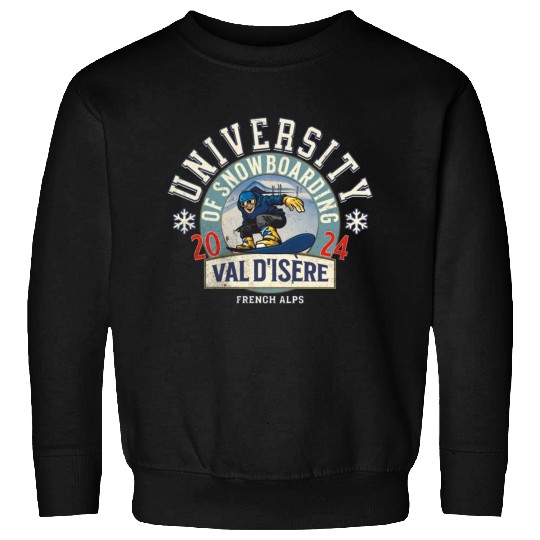 Val d'Isere Snowboarding Anniversary Design Sweatshirts