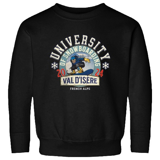 Val d'Isere Snowboarding Anniversary Design Sweatshirts