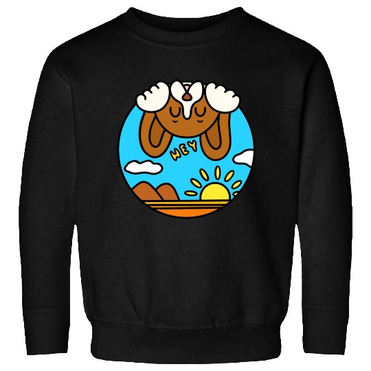 Funny playful cartoon beagle Sweatshirts