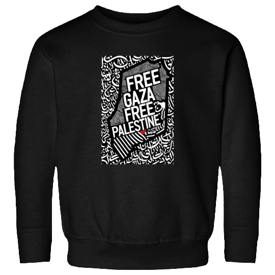 free palestine support palestine Sweatshirts