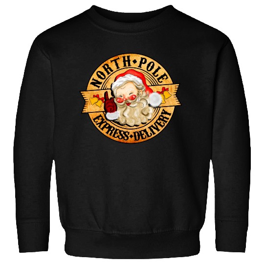 North Pole Express Delivery Sweatshirts