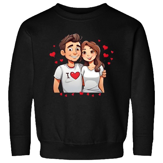i love my girlfriend Sweatshirts