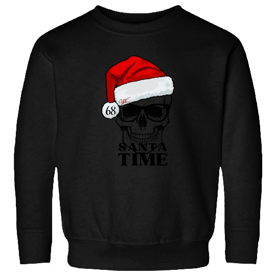 Santa time skull Sweatshirts