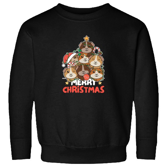 Guinea Pig Christmas Tree Merry Christmas Sweatshirts