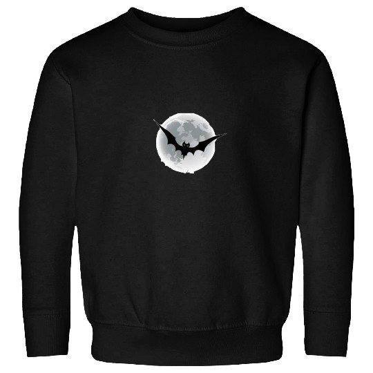 Bat on the moon Sweatshirts