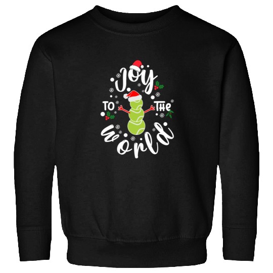 Christmas Tennis Joy To The World Funny Tennis Sweatshirts