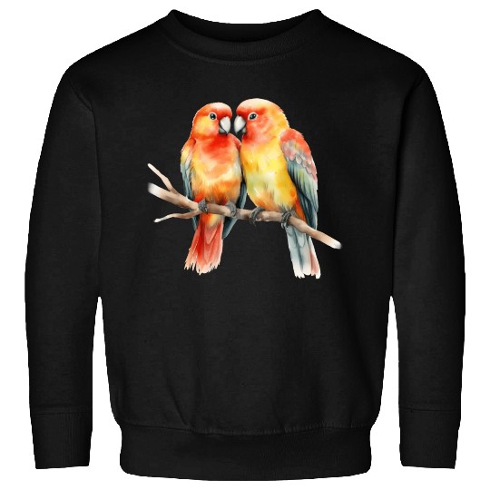 Two Love Birds Sweatshirts