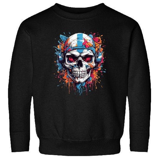 Skull Givin' Raspberry Dk Sweatshirts