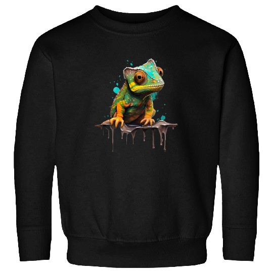 Cute Chameleon for Lizard Pet Lover Sweatshirts