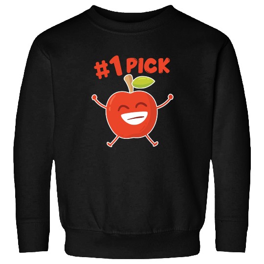 Apple Number 1 Pick Apple Orchard Apple Picking Sweatshirts