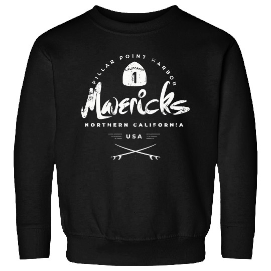 Mavericks Pillar Point California Sweatshirts