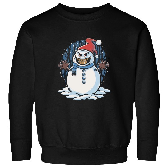 frosty snowman creepy Sweatshirts