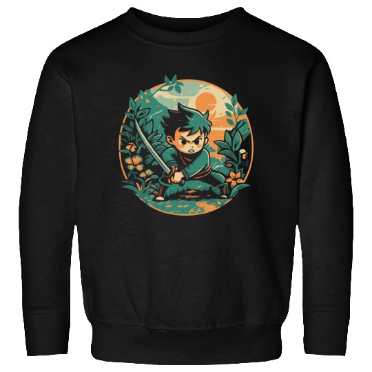 Little Boy Warrior - Fearless and Brave Sweatshirts