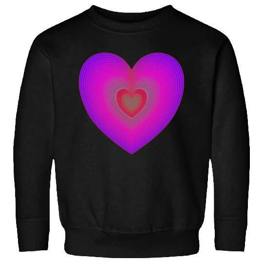 Purple Heart Beating Sweatshirts
