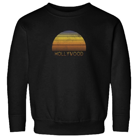 Retro Hollywood California Sunset Vacation Sweatshirts