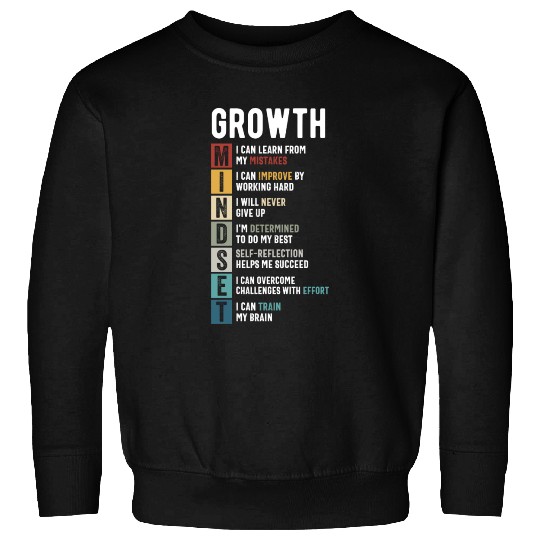growth mindset Sweatshirts