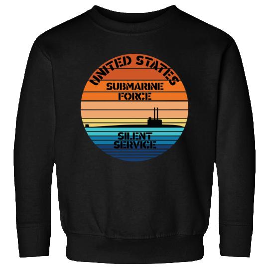 Sunset Us Submarine Force Silent Service Sweatshirts