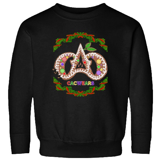 Christmas Bakery Gingerbread Cookie Pastry Logo Sweatshirts
