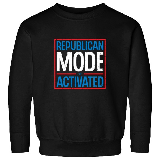 Republican Mode Activated American Voter Voting Sweatshirts