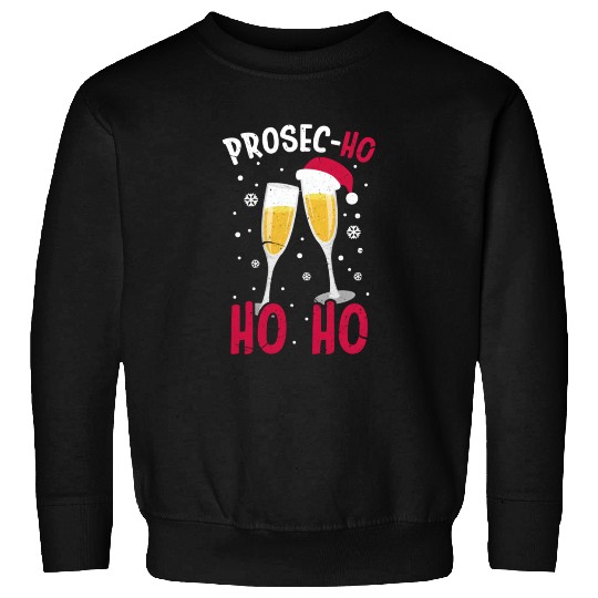 Prosec Ho Ho Ho Presecco Vacation Sweatshirts