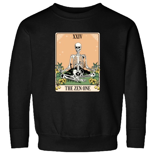 Funny Tarot Card Yoga Meditation Zen Sweatshirts