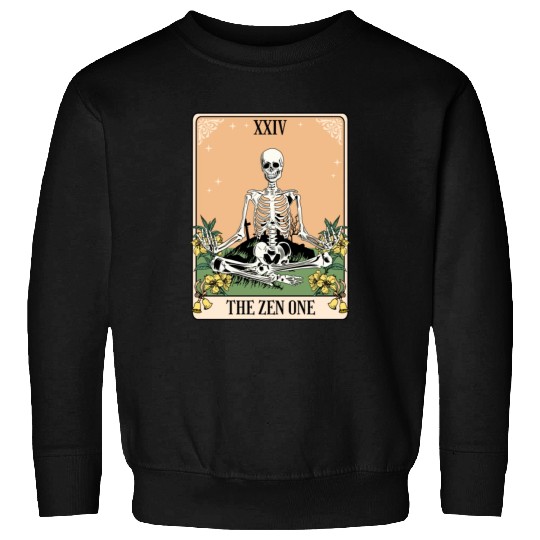 Funny Tarot Card Yoga Meditation Zen Sweatshirts