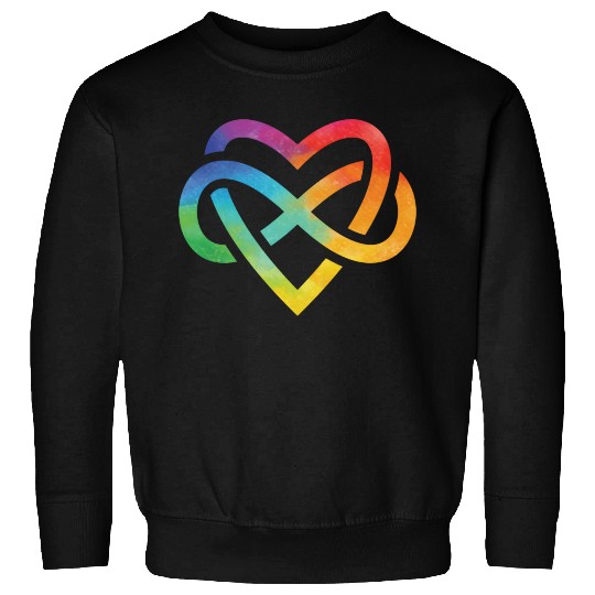 Forever Loved Rainbow Pride Infinite Symbol Sweatshirts