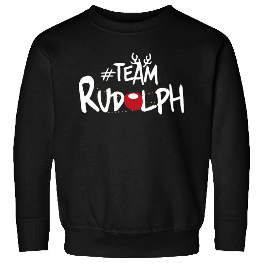 Team Rudolph Funny Christmas Reindeer Lover Meme Sweatshirts