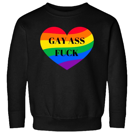 Rainbow Heart Gay Sweatshirts