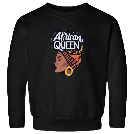 African Queen Afrocentric Queen Sweatshirts