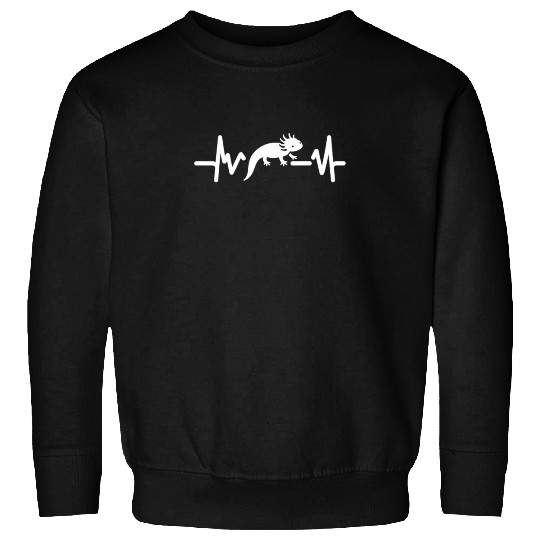Pulse with Axolotl heartbeat for Axolotl lovers Sweatshirts