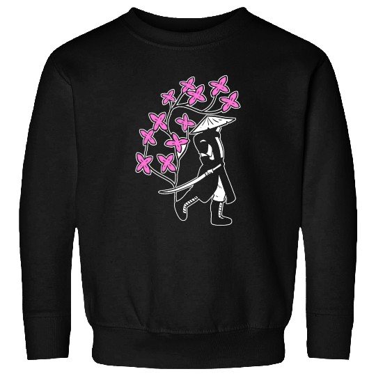 Samurai Sakura Tree Chinese Warrior Gift Sweatshirts