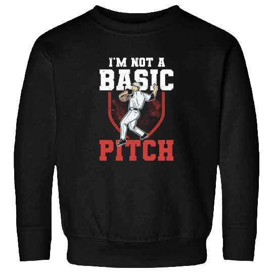 Funny Baseball Pitcher Sweatshirts