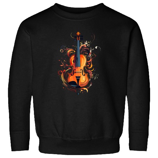 Violinist Violin Music Art Violin Player Sweatshirts