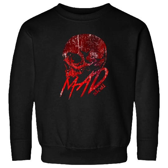 Red Skull with Lightning Graffiti Sweatshirts