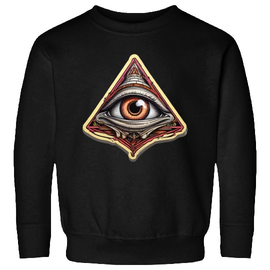 Illuminati one eye symbol of freedom world society Sweatshirts