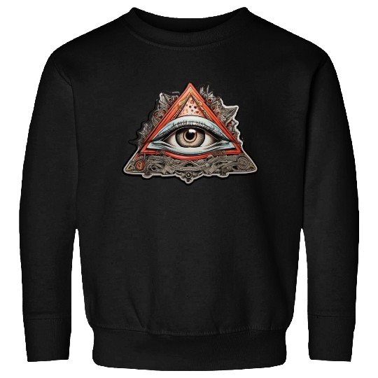Illuminati one eye symbol of world society Sweatshirts
