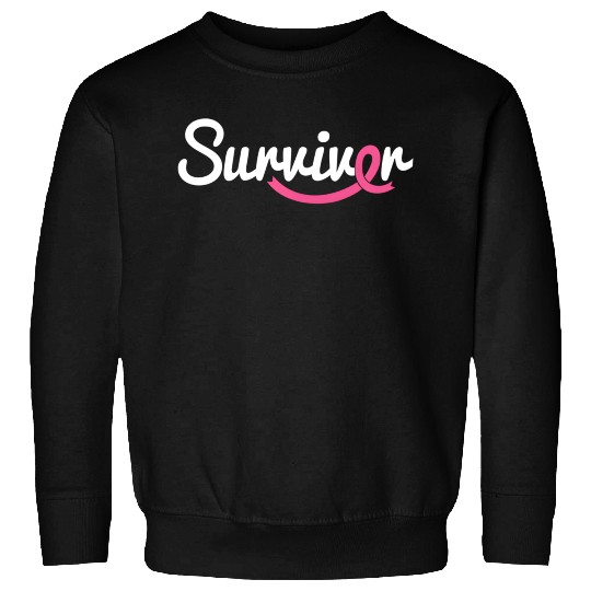 Breast Cancer Survivor K Ribbon Breast Cancer Awar Sweatshirts